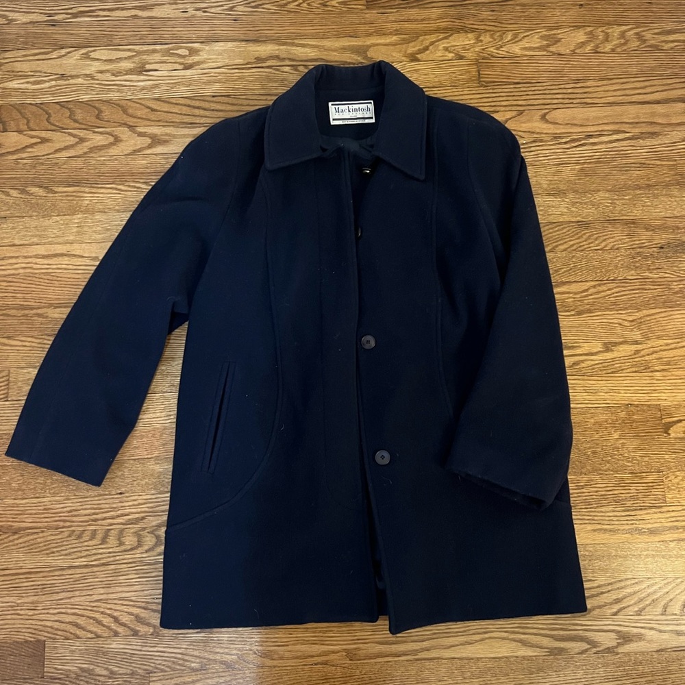 Hart Schaffner Marx Men's Black Pea Coat